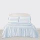Online Alice Blue 3 PCS 22 Momme Mulberry Silk Duvet Cover Set Online Alice Blue 3 PCS 22 Momme Mulberry Silk Duvet Cover Set