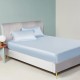 Online Baby Blue 22 Momme Mulberry Silk Sheet Set Online Baby Blue 22 Momme Mulberry Silk Sheet Set