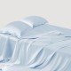 Online Baby Blue 22 Momme Mulberry Silk Sheet Set Online Baby Blue 22 Momme Mulberry Silk Sheet Set