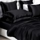 Online Black 22 Momme Mulberry Silk Duvet Cover Online Black 22 Momme Mulberry Silk Duvet Cover