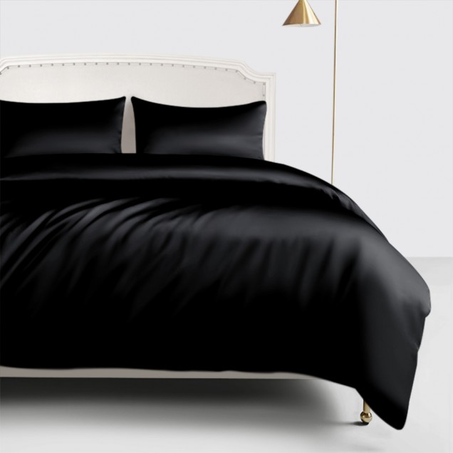 Online Black 22 Momme Mulberry Silk Duvet Cover Online Black 22 Momme Mulberry Silk Duvet Cover