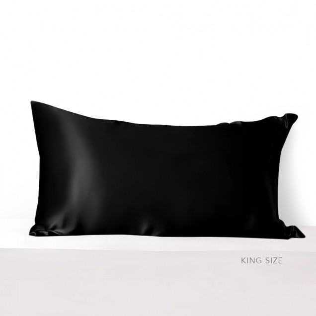 Online Black Envelope 22 Momme Mulberry Silk Pillowcase Online Black Envelope 22 Momme Mulberry Silk Pillowcase