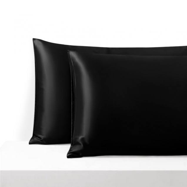 Online Black Envelope 22 Momme Mulberry Silk Pillowcase Online Black Envelope 22 Momme Mulberry Silk Pillowcase