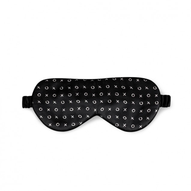 Online Black Silk Sleep Mask