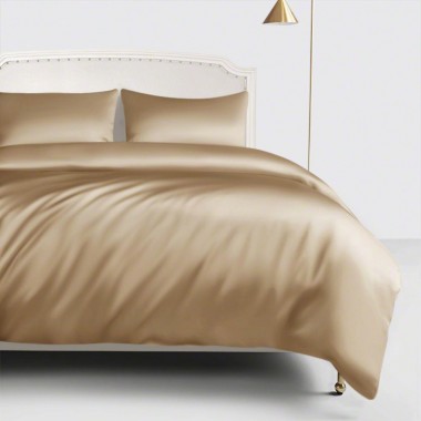 Online Cappuccino 22 Momme Mulberry Silk Duvet Cover