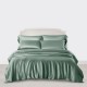 Online Celadon Green 3 PCS 22 Momme Mulberry Silk Duvet Cover Set Online Celadon Green 3 PCS 22 Momme Mulberry Silk Duvet Cover Set