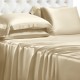 Online Champagne 22 Momme Mulberry Silk Fitted Sheet Online Champagne 22 Momme Mulberry Silk Fitted Sheet