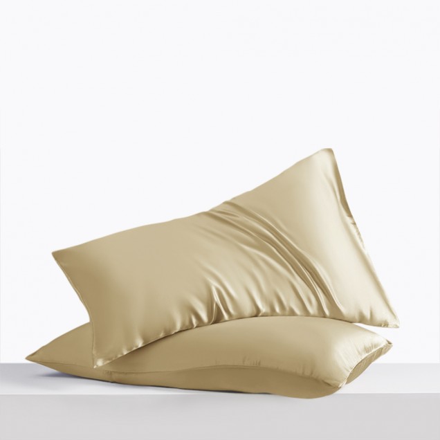 Online Champagne Envelope 22 Momme Mulberry Silk Pillowcase Online Champagne Envelope 22 Momme Mulberry Silk Pillowcase