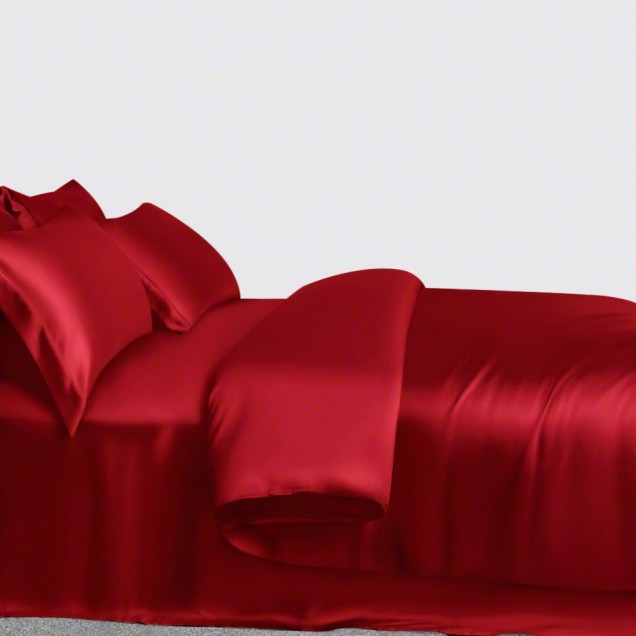 Online Cherry 3 PCS 22 Momme Mulberry Silk Duvet Cover Set Online Cherry 3 PCS 22 Momme Mulberry Silk Duvet Cover Set