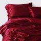 Online Claret 3 PCS 22 Momme Mulberry Silk Duvet Cover Set Online Claret 3 PCS 22 Momme Mulberry Silk Duvet Cover Set