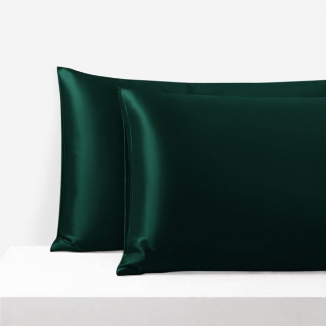 Online Dark Green Envelope 22 Momme Mulberry Silk Pillowcase Online Dark Green Envelope 22 Momme Mulberry Silk Pillowcase