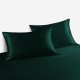 Online Dark Green 22 Momme Mulberry Silk Pillowcase with Hidden Zipper Online Dark Green 22 Momme Mulberry Silk Pillowcase with Hidden Zipper