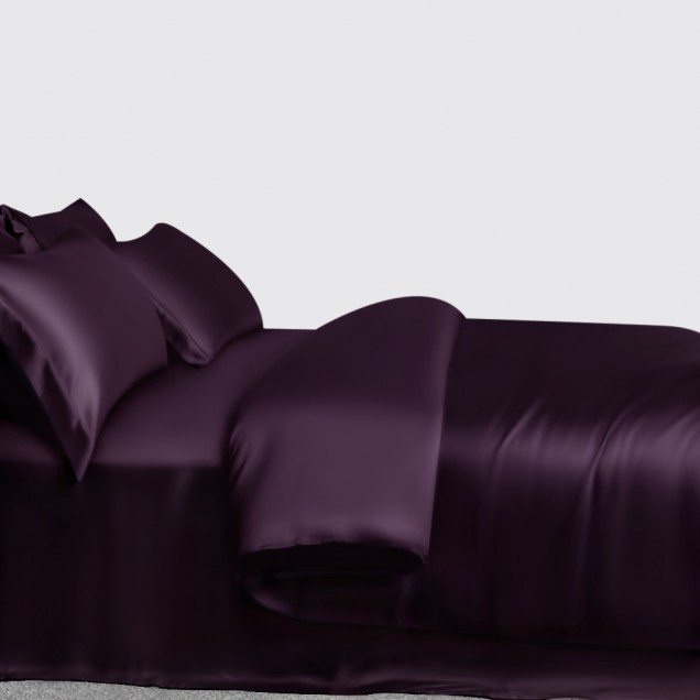 Online Grape 3 PCS 22 Momme Mulberry Silk Duvet Cover Set Online Grape 3 PCS 22 Momme Mulberry Silk Duvet Cover Set
