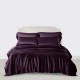 Online Grape 3 PCS 22 Momme Mulberry Silk Duvet Cover Set Online Grape 3 PCS 22 Momme Mulberry Silk Duvet Cover Set