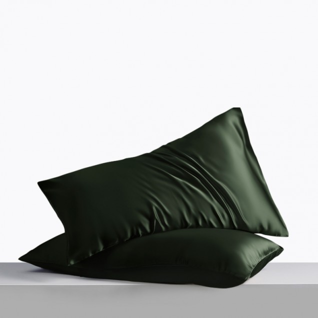 Online Hunter Green Envelope 22 Momme Mulberry Silk Pillowcase Online Hunter Green Envelope 22 Momme Mulberry Silk Pillowcase