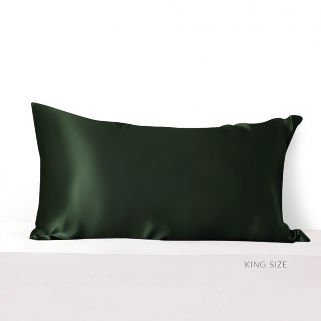 Online Hunter Green Envelope 22 Momme Mulberry Silk Pillowcase Online Hunter Green Envelope 22 Momme Mulberry Silk Pillowcase