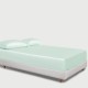 Online Light Cyan 22 Momme Mulberry Silk Fitted Sheet Online Light Cyan 22 Momme Mulberry Silk Fitted Sheet