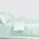 Online Light Cyan 3 PCS 22 Momme Mulberry Silk Duvet Cover Set Online Light Cyan 3 PCS 22 Momme Mulberry Silk Duvet Cover Set