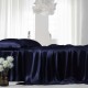 Online Navy 22 Momme Mulberry Silk Flat Sheet Online Navy 22 Momme Mulberry Silk Flat Sheet