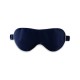 Online Navy & Ivory Suede Rose Silk Eye Mask Online Navy & Ivory Suede Rose Silk Eye Mask