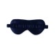 Online Navy & Ivory Suede Rose Silk Eye Mask Online Navy & Ivory Suede Rose Silk Eye Mask