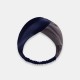 Online Navy & Slate Gray Mulberry Silk Headband Online Navy & Slate Gray Mulberry Silk Headband