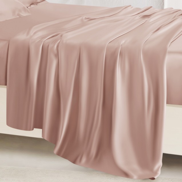 Online Pearl Pink 22 Momme Mulberry Silk Sheet Set Online Pearl Pink 22 Momme Mulberry Silk Sheet Set