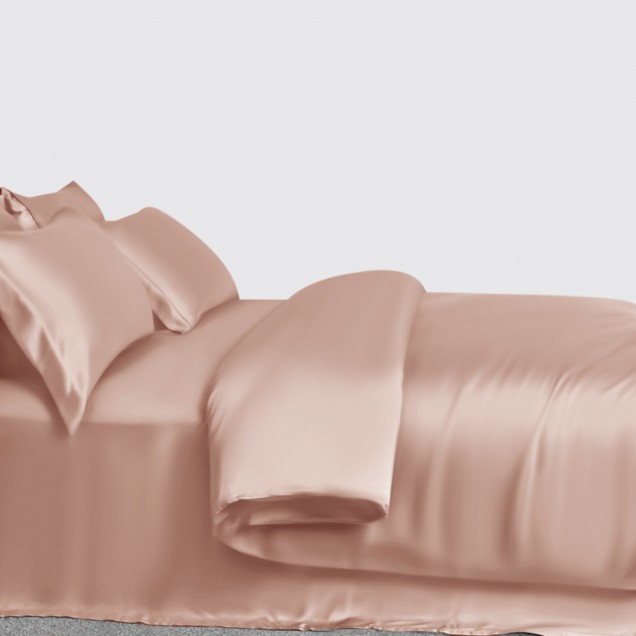 Online Pearl Pink 3 PCS 22 Momme Mulberry Silk Duvet Cover Set Online Pearl Pink 3 PCS 22 Momme Mulberry Silk Duvet Cover Set