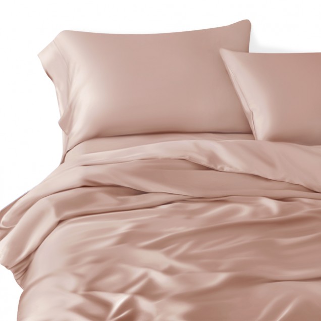 Online Pearl Pink 3 PCS 22 Momme Mulberry Silk Duvet Cover Set Online Pearl Pink 3 PCS 22 Momme Mulberry Silk Duvet Cover Set