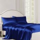 Online Royal Blue 22 Momme Mulberry Silk Flat Sheet Online Royal Blue 22 Momme Mulberry Silk Flat Sheet