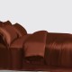 Online Rust Red 3 PCS 22 Momme Mulberry Silk Duvet Cover Set Online Rust Red 3 PCS 22 Momme Mulberry Silk Duvet Cover Set