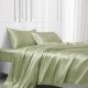 Online Sage Green 22 Momme Mulberry Silk Flat Sheet Online Sage Green 22 Momme Mulberry Silk Flat Sheet