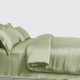 Online Sage Green 3 PCS 22 Momme Mulberry Silk Duvet Cover Set
