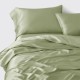 Online Sage Green 3 PCS 22 Momme Mulberry Silk Duvet Cover Set