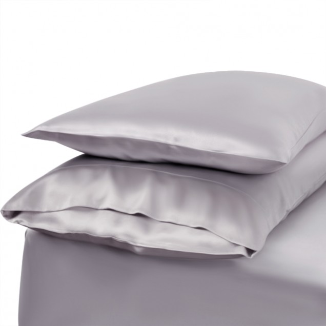 Online Silver Envelope 22 Momme Mulberry Silk Pillowcase Online Silver Envelope 22 Momme Mulberry Silk Pillowcase