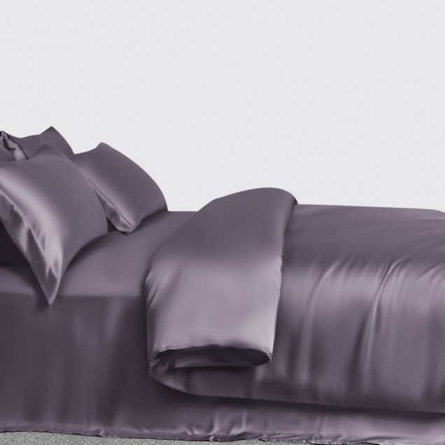 Online Slate Gray 3 PCS 22 Momme Mulberry Silk Duvet Cover Set Online Slate Gray 3 PCS 22 Momme Mulberry Silk Duvet Cover Set