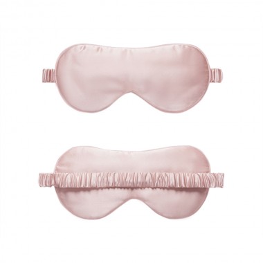 Online Suede Rose Silk Eye Mask