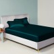 Online Teal 22 Momme Mulberry Silk Fitted Sheet Online Teal 22 Momme Mulberry Silk Fitted Sheet