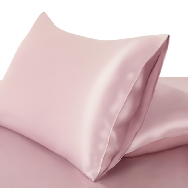 Online Two Piece Silk Gift Set Suede Rose Pillowcase & Eye Mask Online Two Piece Silk Gift Set Suede Rose Pillowcase & Eye Mask