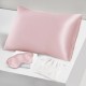 Online Two Piece Silk Gift Set Suede Rose Pillowcase & Eye Mask Online Two Piece Silk Gift Set Suede Rose Pillowcase & Eye Mask
