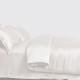 Online White 3 PCS 22 Momme Mulberry Silk Duvet Cover Set Online White 3 PCS 22 Momme Mulberry Silk Duvet Cover Set